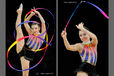 Simone Luiz (Brazil) competing with Ribbon at the World Rhythmic Gymnastics Championships in Montpellier.