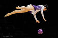 Ana Milagros Carrasco Pini (Argentina) competing with Ball at the World Rhythmic Gymnastics Championships in Montpellier.