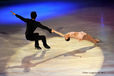 Meagan Duhamel and Eric Radford (Canada) performing in the Exhibition Gala at the 2012 ISU Grand Prix Trophy Eric Bompard at the Palais Omnisports Bercy, Paris France.
