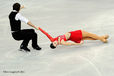 Stefania Berton and Ondrej Hotarek (italy) competing in the Pairs event at the 2012 European Figure Skating Championships at the Motorpoint Arena in Sheffield UK January 23rd to 29th.