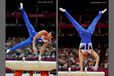 Louis Smith (Great Britain) competing on Pommel Horse in the team event during the Artistic Gymnastics competition of the London 2012 Olympic Games.