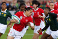 Action from the Wales versus South Africa match at the 2010 Women's World Cup Rugby at Surrey Sports Park August 24th.