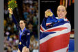 Britain's Beth Tweddle winner of two gold medals at the 2010 European Gymnastics Championships in Birmingham.