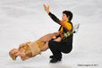 Piper Gilles and Paul Poirier (Canada) competing at the 2012 ISU Grand Prix Trophy Eric Bompard at the Palais Omnisports Bercy, Paris France.
