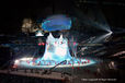 A spectacular aerial snow sport show during the Opening Ceremony of the 2010 Vancouver Winter Olympic Games.