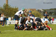 Action from the France versus Scotland match at the 2010 Women's World Cup Rugby at Surrey Sports Park August 24th.