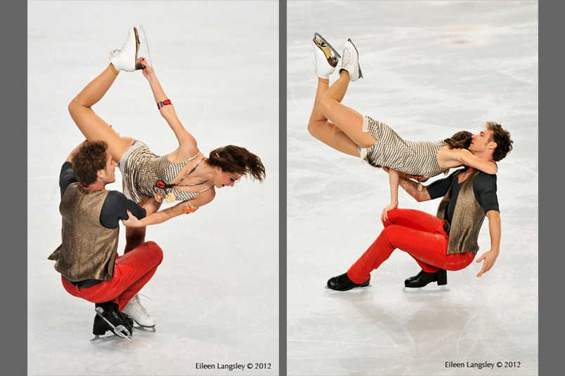 Nathalie Pechalat and Fabian Bourzat