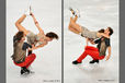 Nathalie Pechalat and Fabian Bourzat (France) competing in the long programme at the 2012 ISU Grand Prix Trophy Eric Bompard at the Palais Omnisports Bercy, Paris France.