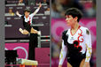 Oksana Chusvitina (Germany) competing on Balance Beam at the Gymnastics competition of the London 2012 Olympic Games.