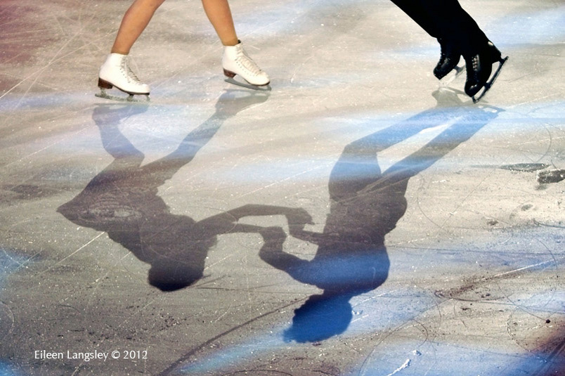 Shadows on the ice