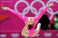 Kyla Ross (USA) competing on Balance Beam during the team competition of the Gymnastics event at the 2012 London Olympic Games.