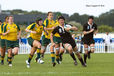 Action from the New Zealand versus Australia match at the 2010 Women's World Cup Rugby at Surrey Sports Park August 24th.