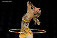 Caroline Weber (Austria) competing with Hoop at the World Rhythmic Gymnastics Championships in Montpellier.