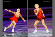 Viktoria Helgesson (Sweden) performs a routine in the exhibition at the 2012 European Figure Skating Championships at the Motorpoint Arena in Sheffield UK January 23rd to 29th.