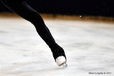 A generic image of the boot and blade of a skater landing a jump in practice at the 2012 ISU Grand Prix Trophy Eric Bompard at the Palais Omnisports Bercy. Paris France November 16th to 18th