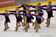 Unuum (Ice Sheffiled) competing in the Juvenile section of the British Synchronised Skating Championships February 8th 2009.