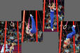 Sam Oldham (Great Britain) competing on Rings at the Gymnastics competition of the London 2012 Olympic Games.
