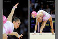 Aliya Garayeva (Azerbaijan) competing with Ball at the World Rhythmic Gymnastics Championships in Montpellier.