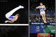 Frank Baines (Scotland) competing on Parallel Bars and Vault at the Gymnastics competition of the 2014 Glasgow Commonwealth Games.