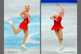 Viktoria Helgesson (Sweden) competing her short programme at the 2012 European Figure Skating Championships at the Motorpoint Arena in Sheffield UK January 23rd to 29th.