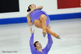 Stefania Berton and Ondrej Hotarek (Italy) competing the Pairs event at the 2012 European Figure Skating Championships at the Motorpoint Arena in Sheffield UK January 23rd to 29th.