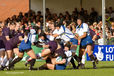 Action from the England versus Kazakhstan match at the 2010 Women's World Cup Rugby at Surrey Sports Park August 24th.