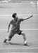 Tian Houwei (China) in action during the 2016 All England Badminton Championships in the Barclaycard Arena Birmingham