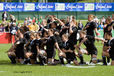 Action from the New Zealand versus Australia match at the 2010 Women's World Cup Rugby at Surrey Sports Park August 24th.