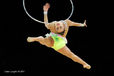 Evgenia Kanaeva (Russia) winner of six gold medals competing with Hoop at the World Rhythmic Gymnastics Championships in Montpellier.