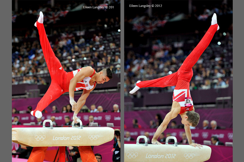 Britain's Pommel Horse medallists