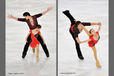 Cheng Peng and Hao Zhang (China) competing in the Paurs event at the 2012 ISU Grand Prix Trophy Eric Bompard at the Palais Omnisports Bercy, Paris France.