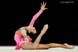 Anna Gurbanova (Azerbaijan) competing with Ball at the World Rhythmic Gymnastics Championships in Montpellier.