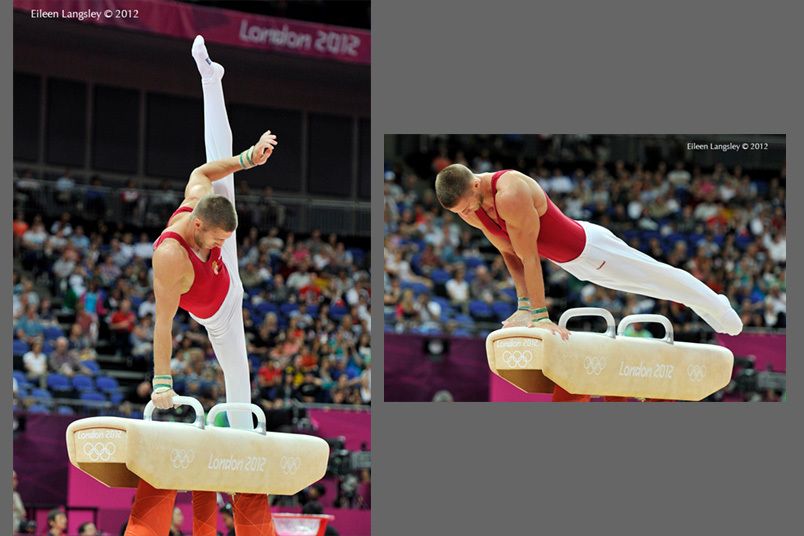 The Olympic Champion on Pommel Horse
