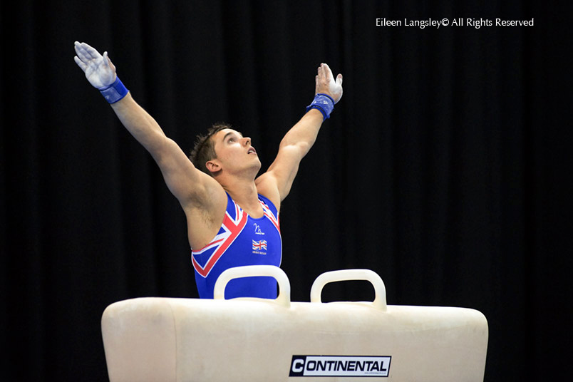 Daniel Keatings European Champion on Pommel Horse