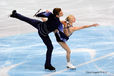 Stacey Kemp and David King (Great Britain) competing in the Pairs event at the 2012 European Figure Skating Championships at the Motorpoint Arena in Sheffield UK January 23rd to 29th.