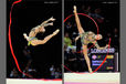 Daria Kondakova (Russia) competing with Ribbon at the World Rhythmic Gymnastics Championships in Montpellier.