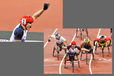 David Weir (Great Britain) celebrates winning the 5000 metres T54 during the Athletic competition at the London 2012 Paralympic Games.