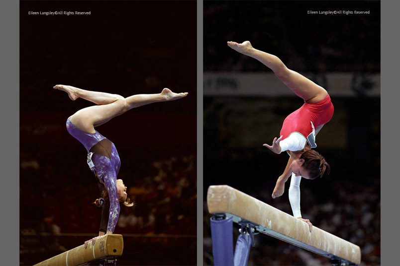 Original handstands on the Beam