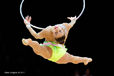 Evgenia Kanaeva (Russia) winner of six gold medals competing with Hoop at the World Rhythmic Gymnastics Championships in Montpellier.