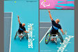 Marc McCarroll (Great Britain) during the men's sinlges wheelchair tennis event of the London 2012 Paralympic Games.