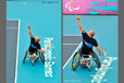 Marc McCarroll (Great Britain) during the men's sinlges wheelchair tennis event of the London 2012 Paralympic Games.