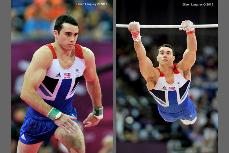 Kristian Thomas on vault and high bar