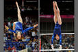 Hannah Whelan (Great Britain) competing on Balance Beam and Asymmetric Bars during the Artistic Gymnastics competition of the London 2012 Olympic Games.