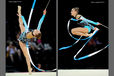 Shelby Kisiel (USA) competing with Ribbon at the World Rhythmic Gymnastics Championships in Montpellier.