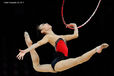 Yang Yuqin (China) competing with Hoop at the World Rhythmic Gymnastics Championships in Montpellier.