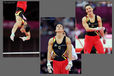 Marcel Nguyen (Germany) winner of the silver medal in the men's all around competition in action and celebrating at the 2012 London Olympic Games.