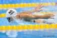 Sophie Pascoe (New Zealand) competing in the women's 100 metres butterfly S10 at the London 2012 Paralympic Games.