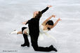 Elena Ilinykh and Nikita Katsalapov (Russia) competing in the Danceevent at the 2012 European Figure Skating Championships at the Motorpoint Arena in Sheffield UK January 23rd to 29th.