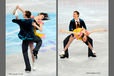 Irina Shtork and Taavi Rand ((Estonia) competing in the ice dance event at the 2012 European Figure Skating Championships at the Motorpoint Arena in Sheffield UK January 23rd to 29th.