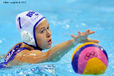 Ekaterina Lisunova (Russia) during the women's Water Polo match against Australia.